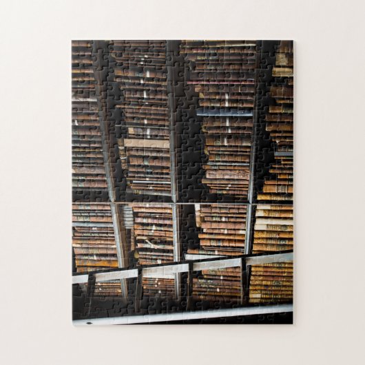 Puzzle Old Dublin Library Ireland. (Vertical)