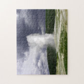 Puzzle Old Faithful Montana. (Vertical)