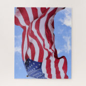 Puzzle Old Glory in the Breeze - 16x20 - 520 pcs. (Vertical)
