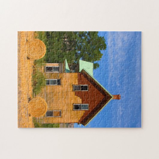 Puzzle Old Hay House Oregon. (Horizontal)