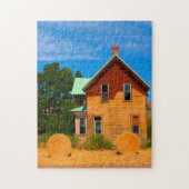 Puzzle Old Hay House Oregon. (Vertical)