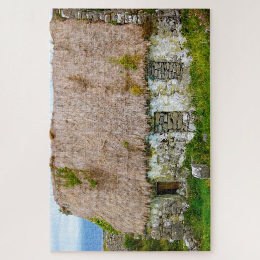 Puzzle Old Irish Cottage Galway Irlande. (Vertical)