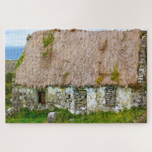 Puzzle Old Irish Cottage Galway Irlande. (Horizontal)
