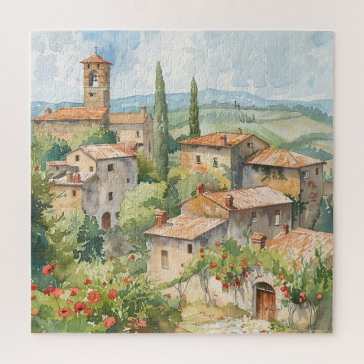 Puzzle Old Italian Village (Vertical)