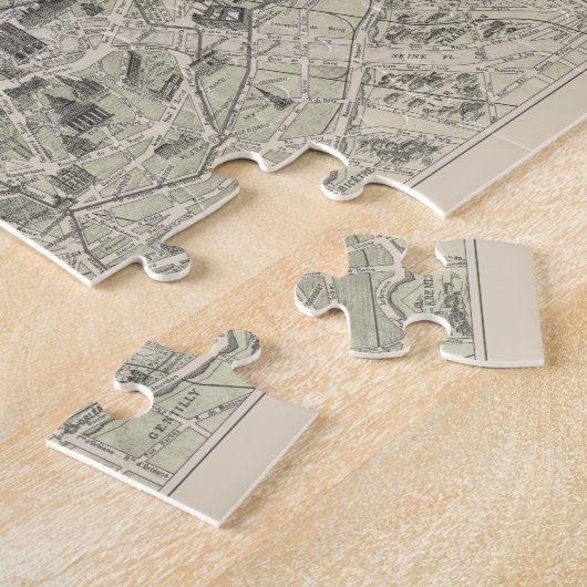 Puzzle Old Map Of Paris (Côté)