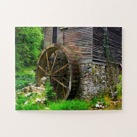 Puzzle Old Mill Gatlinburg Tennessee (Horizontal)