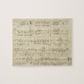 Puzzle Old Music Notes (Horizontal)