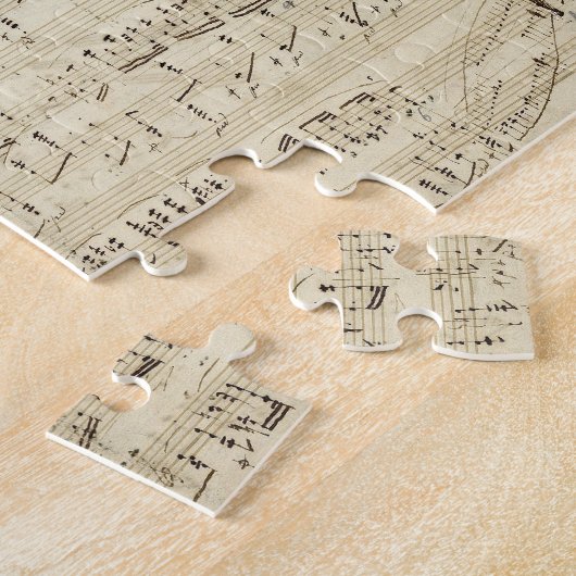 Puzzle Old Music Notes (Côté)