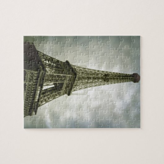 Puzzle Old Photo Effect Eiffel Tower Paris (Horizontal)