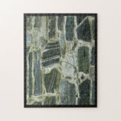 Puzzle Old Stone Wall Black Frame Challenge (Vertical)
