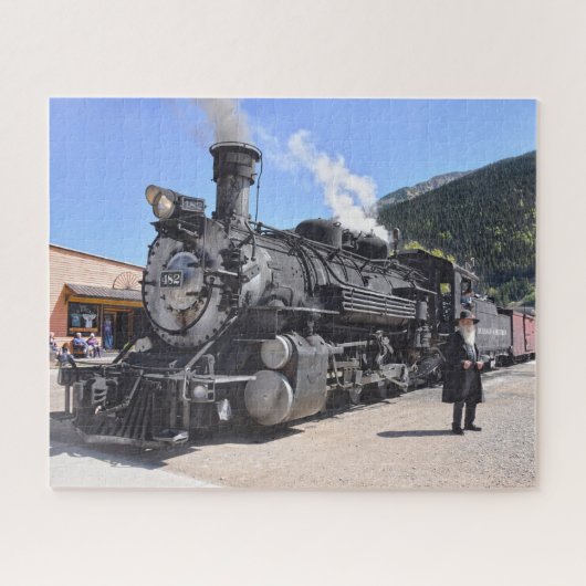Puzzle Old Timer at the Silverton, Colorado, Train Stop (Horizontal)