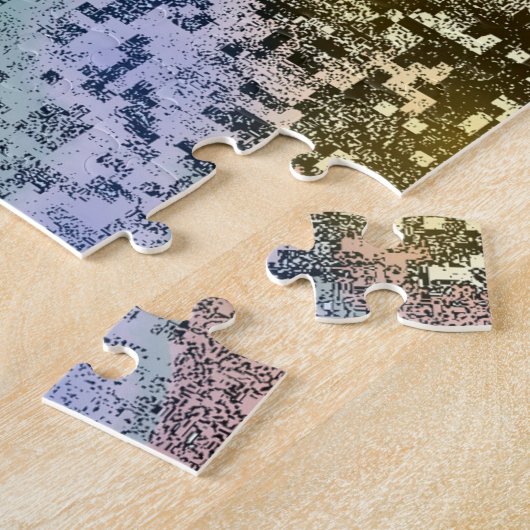 Puzzle Old World City Skyline with Spires Modern Art (Côté)