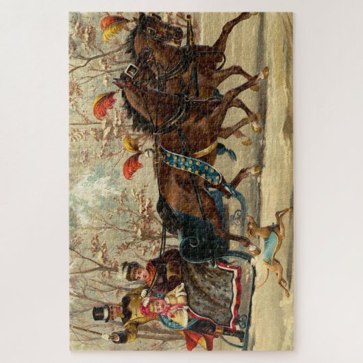 Puzzle Older and Younger Sisters Ride - Mary Evans (Vertical)