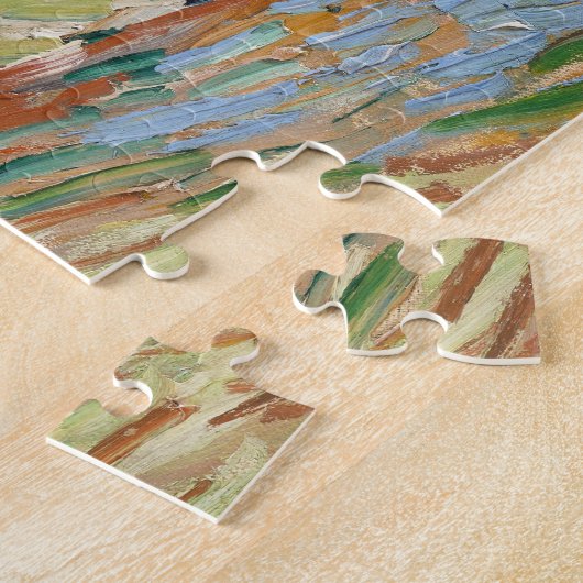 Puzzle Olive Trees par Vincent Van Gogh (Côté)