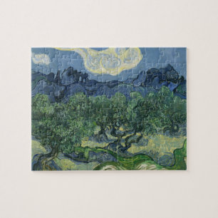 Puzzle Oliviers de Van Gogh avec les Alpilles