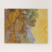 Puzzle Oliviers de Van Gogh Soleil Jaune Ciel (Horizontal)