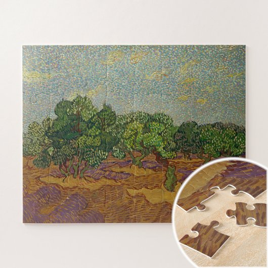 Puzzle Oliviers, Van Gogh