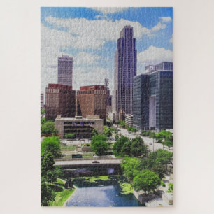 Puzzle Omaha Nebraska Skyline