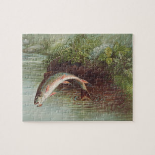 Puzzle Omble de ruisseau bondissant par S.A. Kilbourne Po
