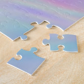 Puzzle Ombre Arc-en-ciel vert vert menthe (Côté)