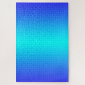 Puzzle Ombre Blue and Turquoise Gradient (Vertical)