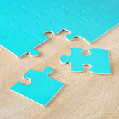 Puzzle Ombre Pink and Turquoise Gradient (Côté)