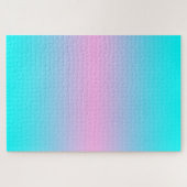 Puzzle Ombre Pink and Turquoise Gradient (Horizontal)