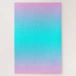 Puzzle Ombre Turquoise and Pink Gradient<br><div class="desc">Ombre Turquoise Pink Gradient difficult jigsaw puzzle.</div>