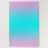 Puzzle Ombre Turquoise and Pink Gradient (Vertical)