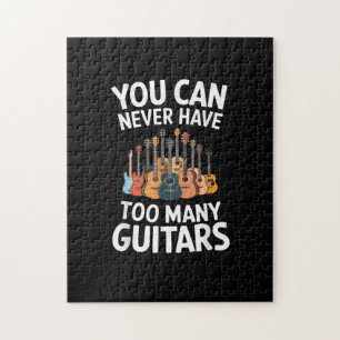 Puzzle On ne peut jamais avoir trop de guitares Musicien