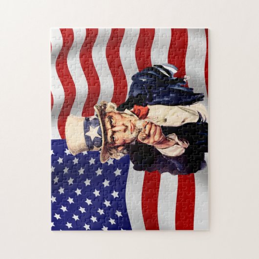Puzzle Oncle Sam 1 (Vertical)