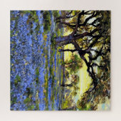 Puzzle Onderdonk - Vieux chêne vivant et bleuets (Horizontal)
