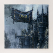 Puzzle ONE Drapeau et badge (Vertical)