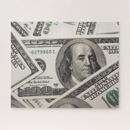 Puzzle One Hundred Dollars - bankbiljetten Legpuzzel
