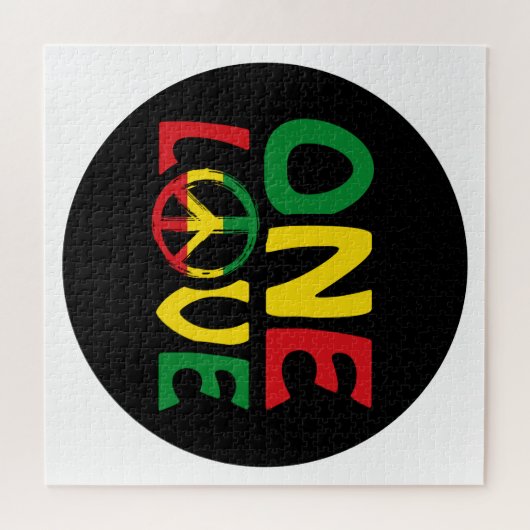 Puzzle One Love, Reggae design (Horizontal)