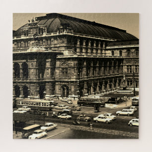 Puzzle Opéra de l'Opéra d'État de Vienne Autriche vintage