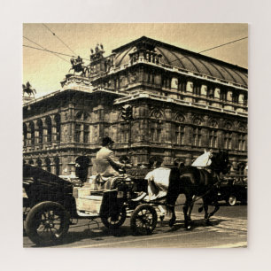 Puzzle Opéra de Staatsoper de Vienne Fiaker Autriche vint