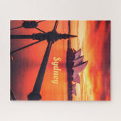 Puzzle Opéra de Sydney Australie Orange Sky (Horizontal)