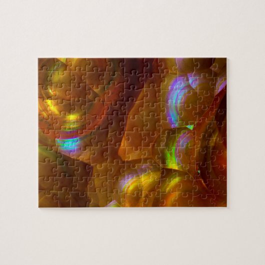 Puzzle Opéra d'incendie orange d'Iridescente (Horizontal)