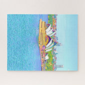 Puzzle Opera House Sydney Vue sur le port Jigsaw Puzzl (Horizontal)