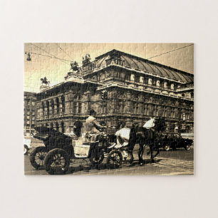 Puzzle Opéra Staatsoper de Vienne en Fiacre d'époque Autr
