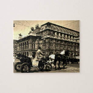 Puzzle Opéra Staatsoper de Vienne en Fiacre d'époque Autr