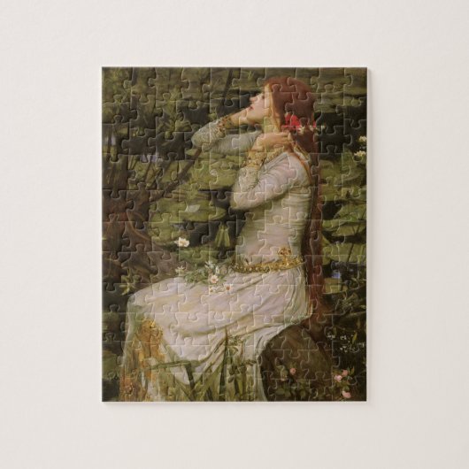Puzzle Ophélie par l'étang par John William Waterhouse (Vertical)