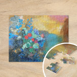 Puzzle Ophélie parmi les fleurs | Odilon Redon<br><div class="desc">Ophélie parmi les fleurs (1905-1908) | Ophélie Parmi les fleurs d'Odilon Redon est un tableau vintage onirique qui dépeint le tragique personnage shakespearien, Ophélie, entouré d'une multitude de fleurs verdoyantes et éthérées. L’utilisation de couleurs douces et vibrantes et de coups de pinceau délicats par Redon crée une composition d’une beauté...</div>