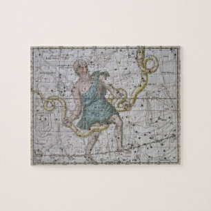 Puzzle Ophiuchus ou Serpentarius, 'd'un atlas céleste
