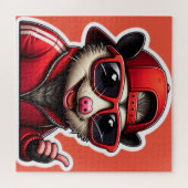 PUZZLE OPOSSUT EN SUITE ROUGE (Horizontal)