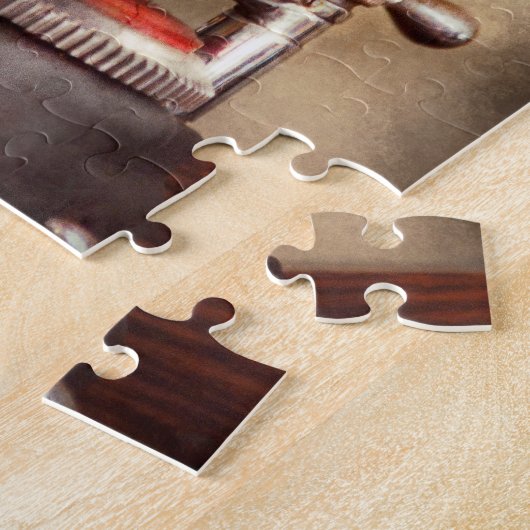 Puzzle Optométrie - Machine de découpe de lentilles (Côté)