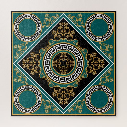 Puzzle Or baroque : Elégance noire (Vertical)