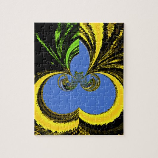 Puzzle Or bleu (Vertical)