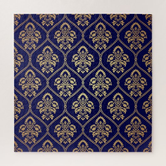 Puzzle Or & bleu : Damas de luxe (Vertical)